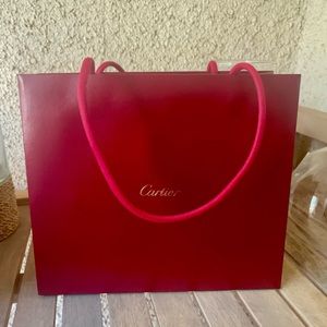 Cartier shopping bag